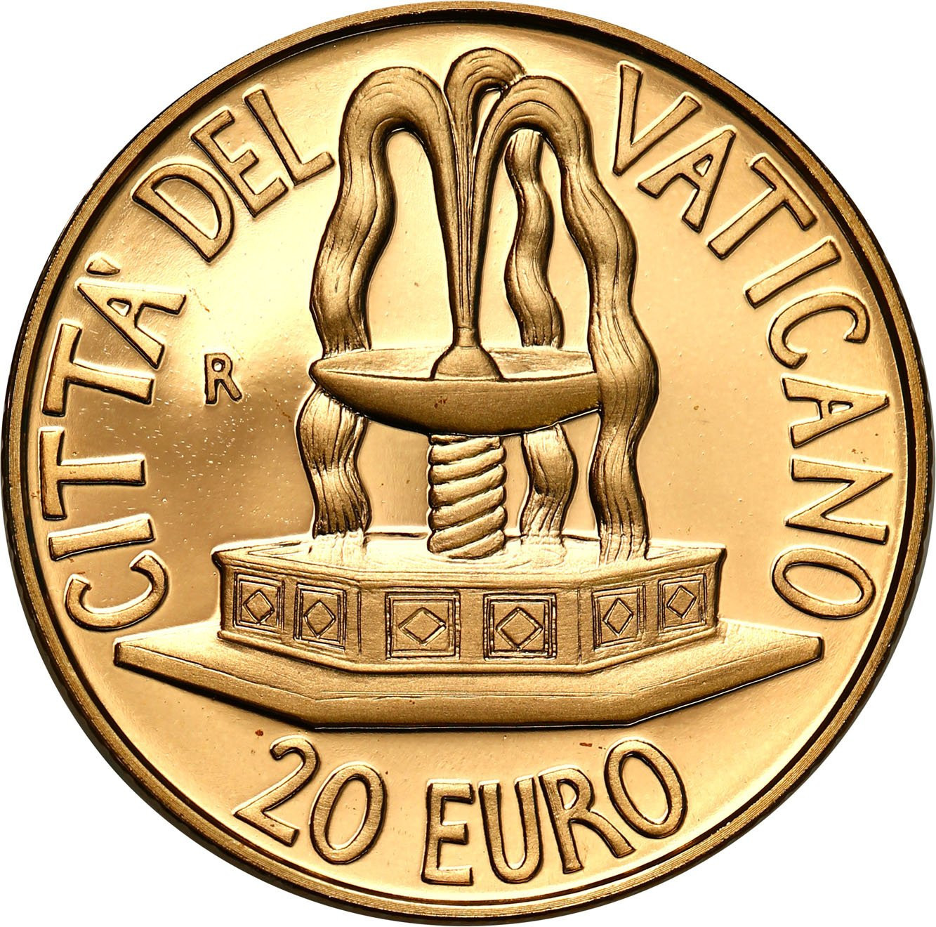 Watykan. 20 euro Benedykt XVI
